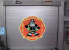 Fire Truck Dover Roll Up Door Decal